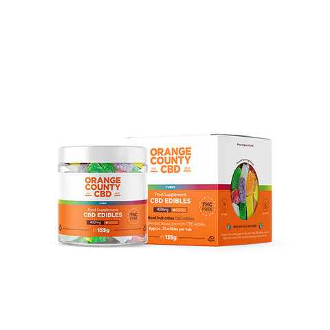Orange County CBD 400mg Gummies - Small Pack Gummy Strawberries