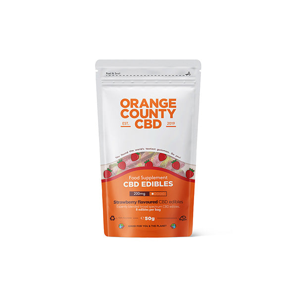 Orange County CBD 200mg Gummy Strawberries - Grab Bag Default Title