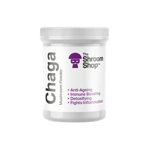 The Shroom Shop Chaga Mushroom 90000mg Powder Default Title