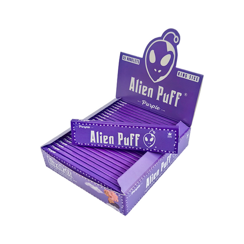 33 Alien Puff King Size Purple Rolling Papers ( HP2118 ) Default Title