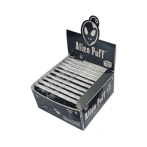 33 Alien Puff King Size Black Rolling Papers With Tips ( HP2216 ) Default Title