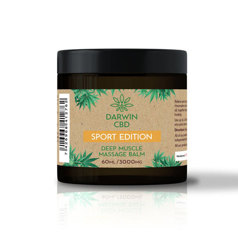 Darwin CBD 3000mg CBD Sport Edition Massage Balm - 60ml Default Title