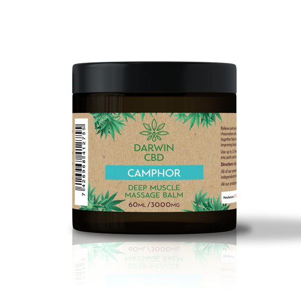 Darwin CBD 3000mg CBD Camphor Massage Balm - 60ml Default Title