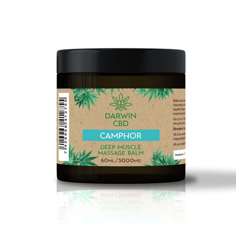 Darwin CBD 3000mg CBD Camphor Massage Balm - 60ml Default Title