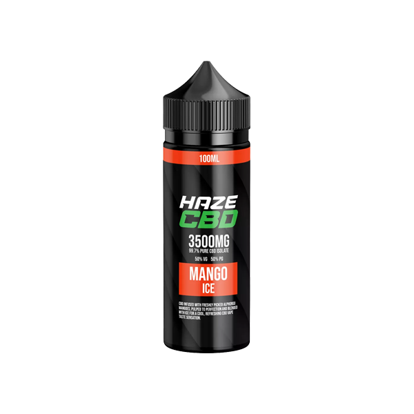 Haze 3500mg CBD E-Liquid 100ml (50VG/50PG) Red A