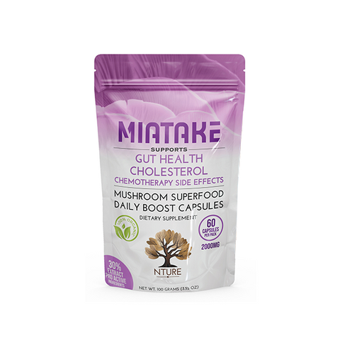 NTURE 2000mg Miatake Mushroom Capsules - 60 Caps Default Title