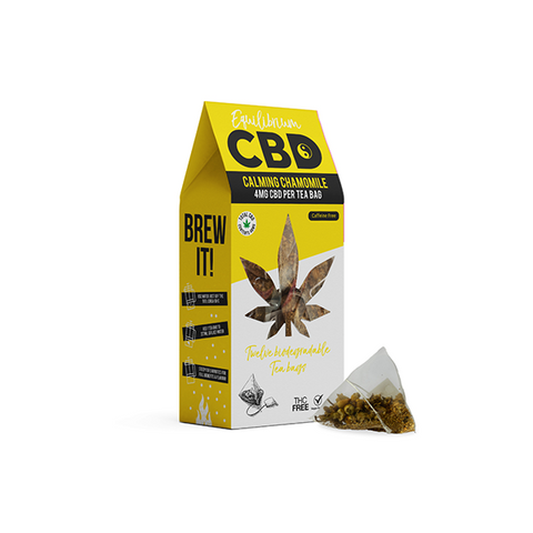 Equilibrium CBD 48mg Full Spectrum Chamomile Tea Bags Box of 12 Default Title