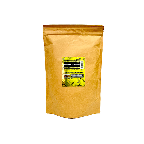 Equilibrium CBD 340mg Tea Turmeric & Ginger Catering Pack - 100 Biodegradable Pyramid Tea Bags Default Title
