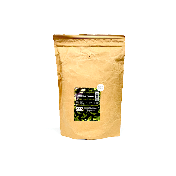 Equilibrium CBD 340mg Tea Japanese Sencha Catering Pack - 100 Biodegradable Pyramid Tea Bags Default Title