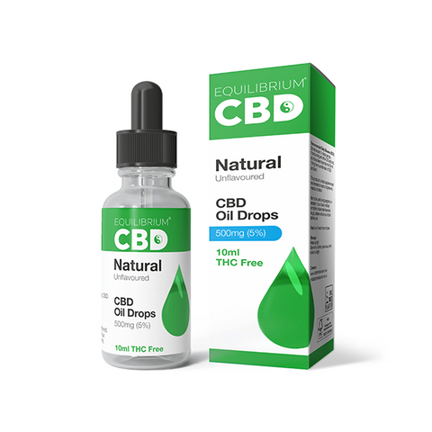 500mg Equilibrium CBD Oil 10ml - Natural Flavour Default Title