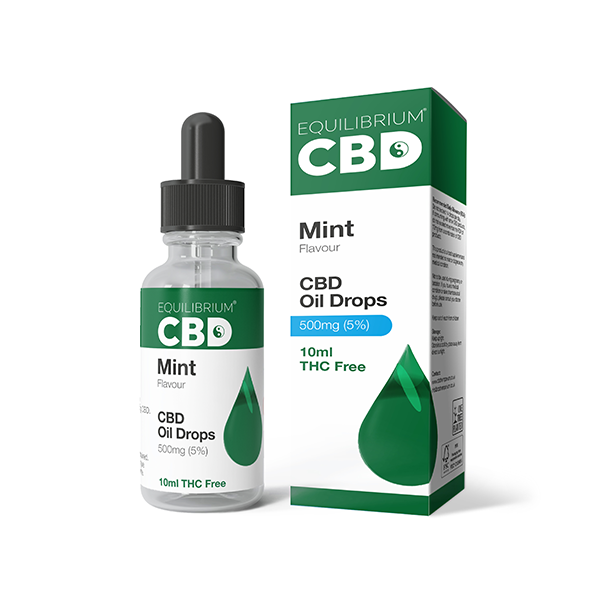 500mg Equilibrium CBD Oil 10ml - Mint Flavour Default Title