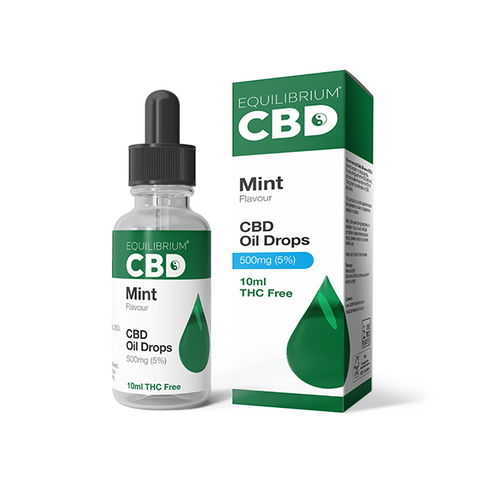 500mg Equilibrium CBD Oil 10ml - Mint Flavour Default Title