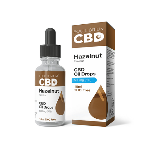 500mg Equilibrium CBD Oil 10ml - Hazelnut Flavour Default Title