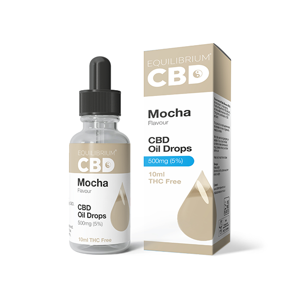 500mg Equilibrium CBD Oil 10ml - Mocha Flavour Default Title