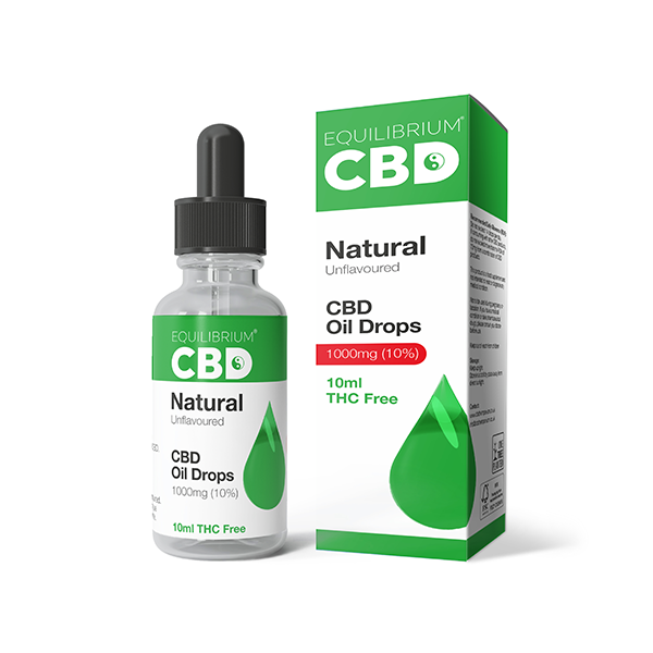 1000mg Equilibrium CBD Oil 10ml - Natural Flavour Default Title