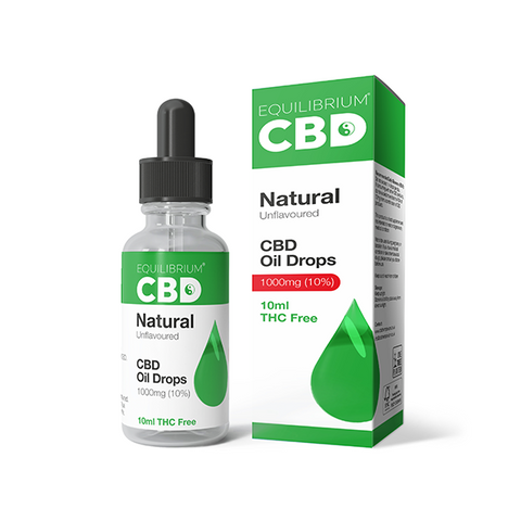 1000mg Equilibrium CBD Oil 10ml - Natural Flavour Default Title