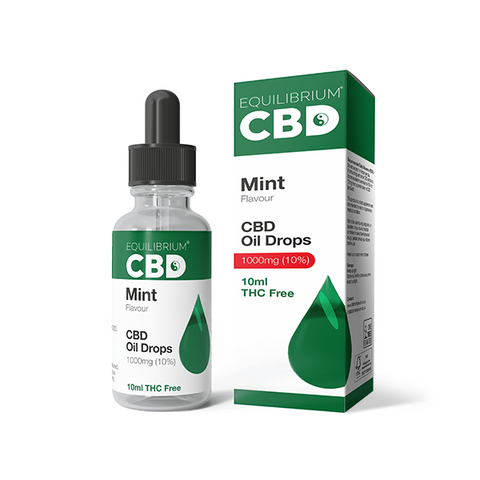 1000mg Equilibrium CBD Oil 10ml - Mint Flavour Default Title