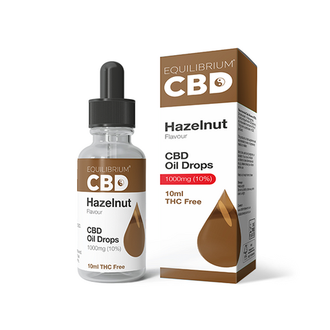 1000mg Equilibrium CBD Oil 10ml - Hazelnut Flavour Default Title