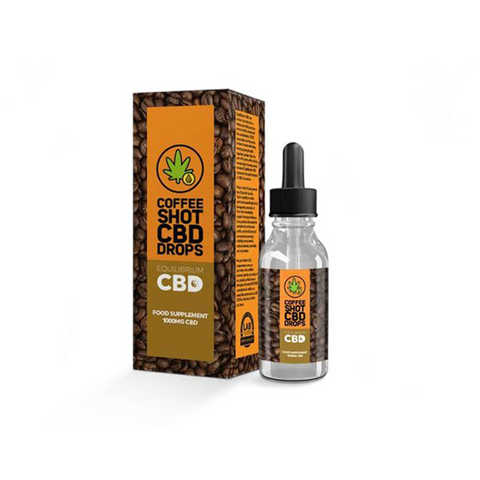 1000mg Equilibrium CBD Oil 10ml - Coffee Shot Drops Default Title