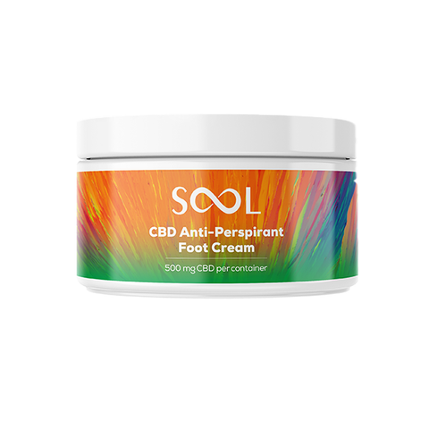 SOOL 500mg CBD Antiperspirant Foot Cream 100ml (BUY 1 GET 1 FREE) Default Title