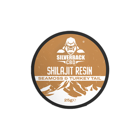 Silverback CBD Seamoss & Turkey Tail Infused Shilajit Resin 25g Default Title