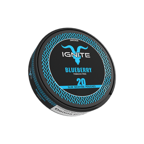 20mg Ignite Blueberry Slim Nicotine Pouches - 20 Pouches Default Title
