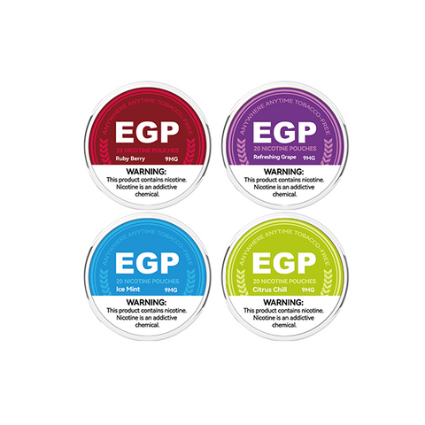 9mg EGP Nicotine Pouches - 20 Pouches Ice Watermelon