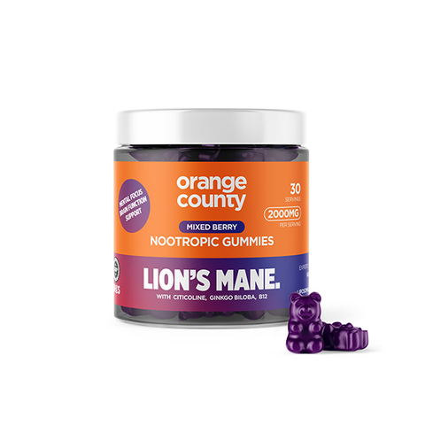 Orange County 2000mg Lion's Mane Gummies - 30 Pieces Default Title