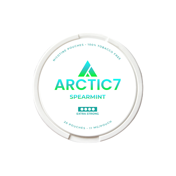 11mg Arctic7 Spearmint Slim Nicotine Pouches - 20 Pouches Default Title