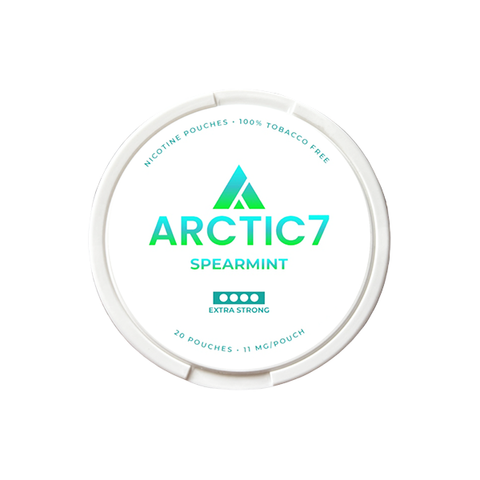 11mg Arctic7 Spearmint Slim Nicotine Pouches - 20 Pouches Default Title