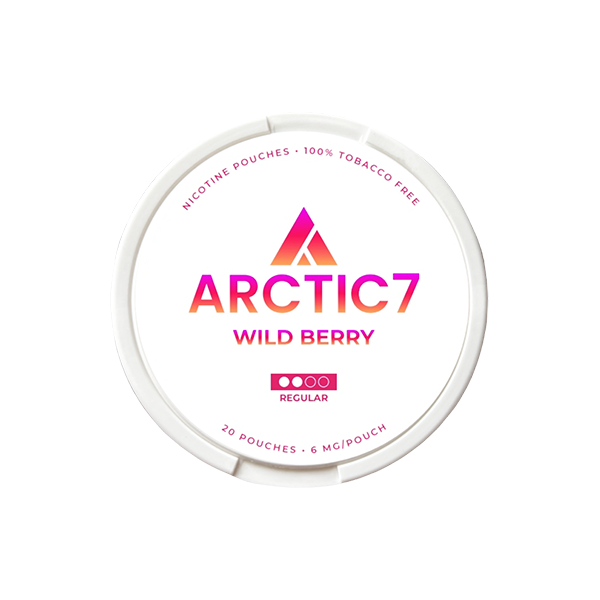 6mg Arctic7 Wild Berry Slim Nicotine Pouches - 20 Pouches Default Title