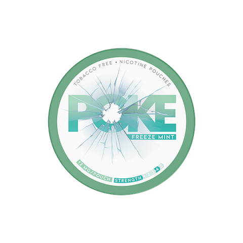 12mg Poke Freeze Mint Nicotine Pouches - 20 Pouches Default Title