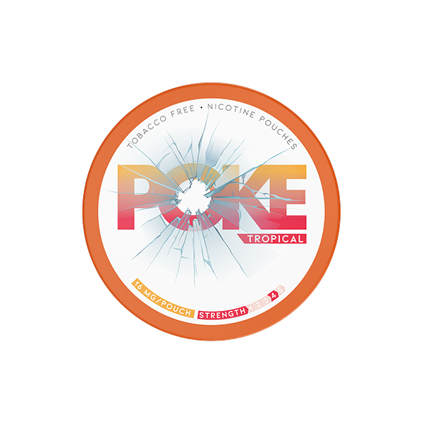16mg Poke Tropical Nicotine Pouches - 20 Pouches Default Title