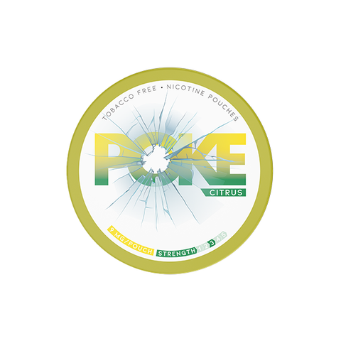 9mg Poke Citrus Nicotine Pouches - 20 Pouches Default Title