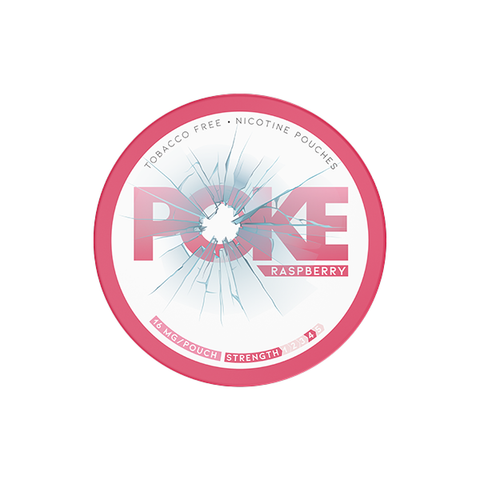 16mg Poke Raspberry Nicotine Pouches - 20 Pouches Default Title