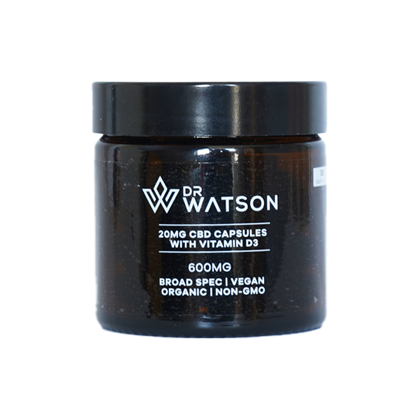 Dr Watson 600mg CBD Capsules - 30 Caps Default Title