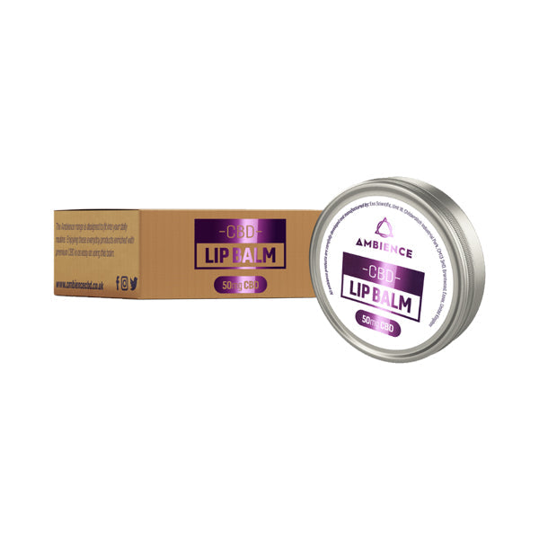 Ambience CBD Infused 50mg CBD Lip Balm 15g (Buy 1 Get 2 Free) Default Title