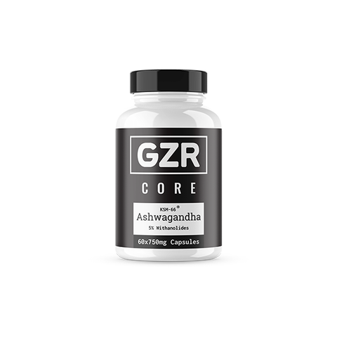 GZR 750mg KSM-66 Ashwagandha Capsules - 60 Capsules Default Title