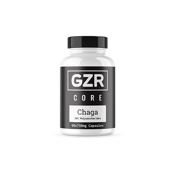 GZR 750mg Chaga Capsules - 60 Capsules Default Title