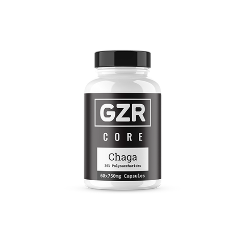 GZR 750mg Chaga Capsules - 60 Capsules Default Title