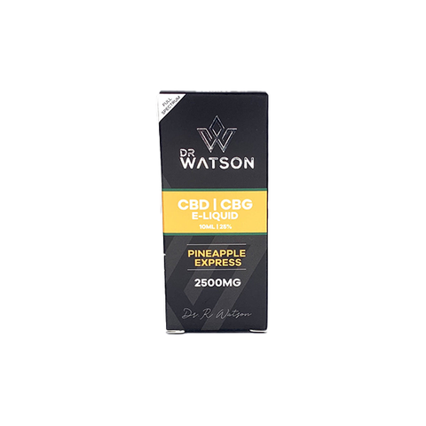 Dr Watson 2500mg CBD E-Liquid Pineapple Express - 10ml Default Title