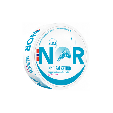 20mg NOR Slim Falketind Nicotine Pouches - 20 Pouches Default Title