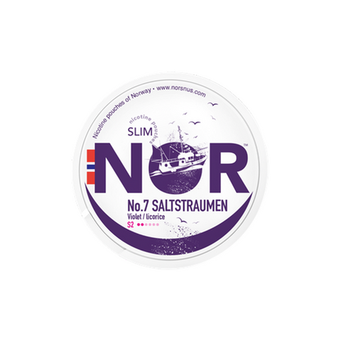 8mg NOR Slim Nicotine Pouches - 20 Pouches Hvaler - Peach