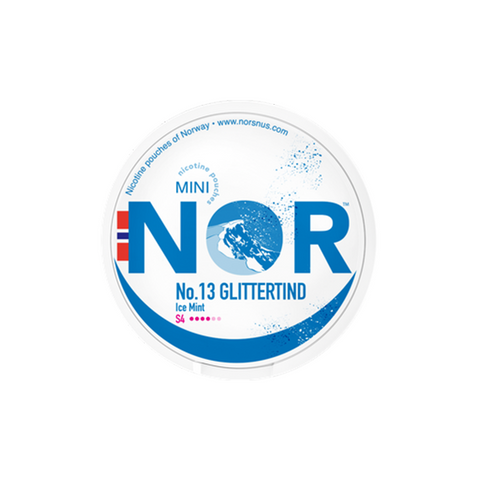 14mg NOR Mini Glittertind Nicotine Pouches - 20 Pouches Default Title