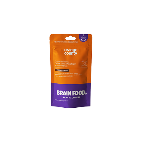 Orange County CBD 90000mg BRAIN FOOD Calm & Unwind Chocolate Flavour Powder - 240g Default Title