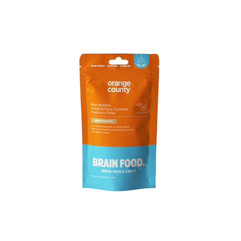 Orange County CBD 120000mg BRAIN FOOD Focus Coffee Powder - 200g Default Title