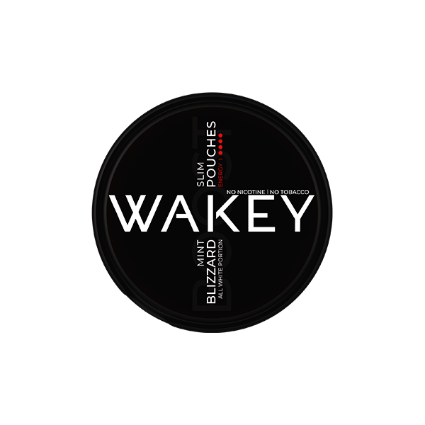 100mg Wakey Blizzard Mint Boost Energy Pouches - 20 Pouches Default Title