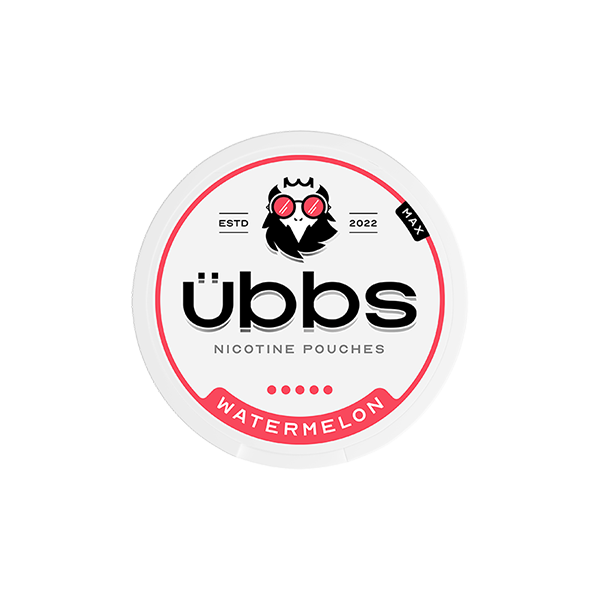 14mg Übbs Watermelon Ice Max Strength Nicotine Pouches - 20 Pouches Default Title