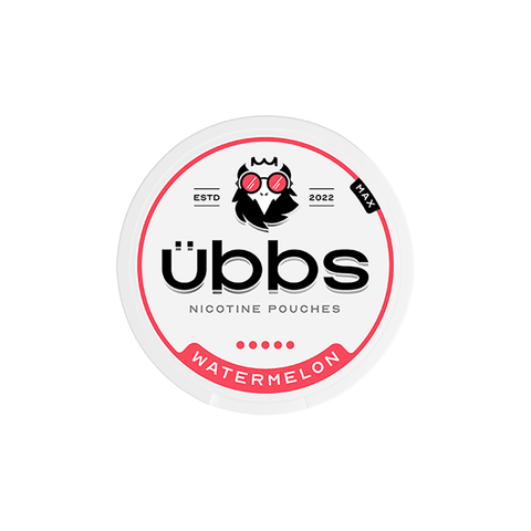 14mg Übbs Watermelon Ice Max Strength Nicotine Pouches - 20 Pouches Default Title