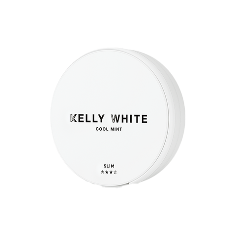Short Dated :: 15mg Kelly White Slim Medium Cool Mint Nicotine Pouches - 20 Pouches Default Title